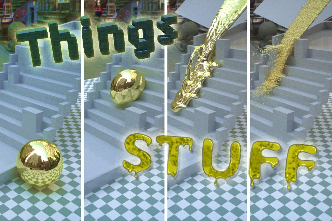 Illustration with the words "Things," and "STUFF"