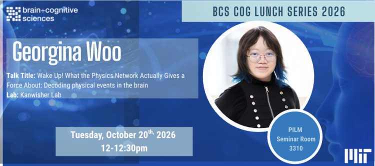 Cog Lunch: Georgina Woo (Kanwisher Lab)
