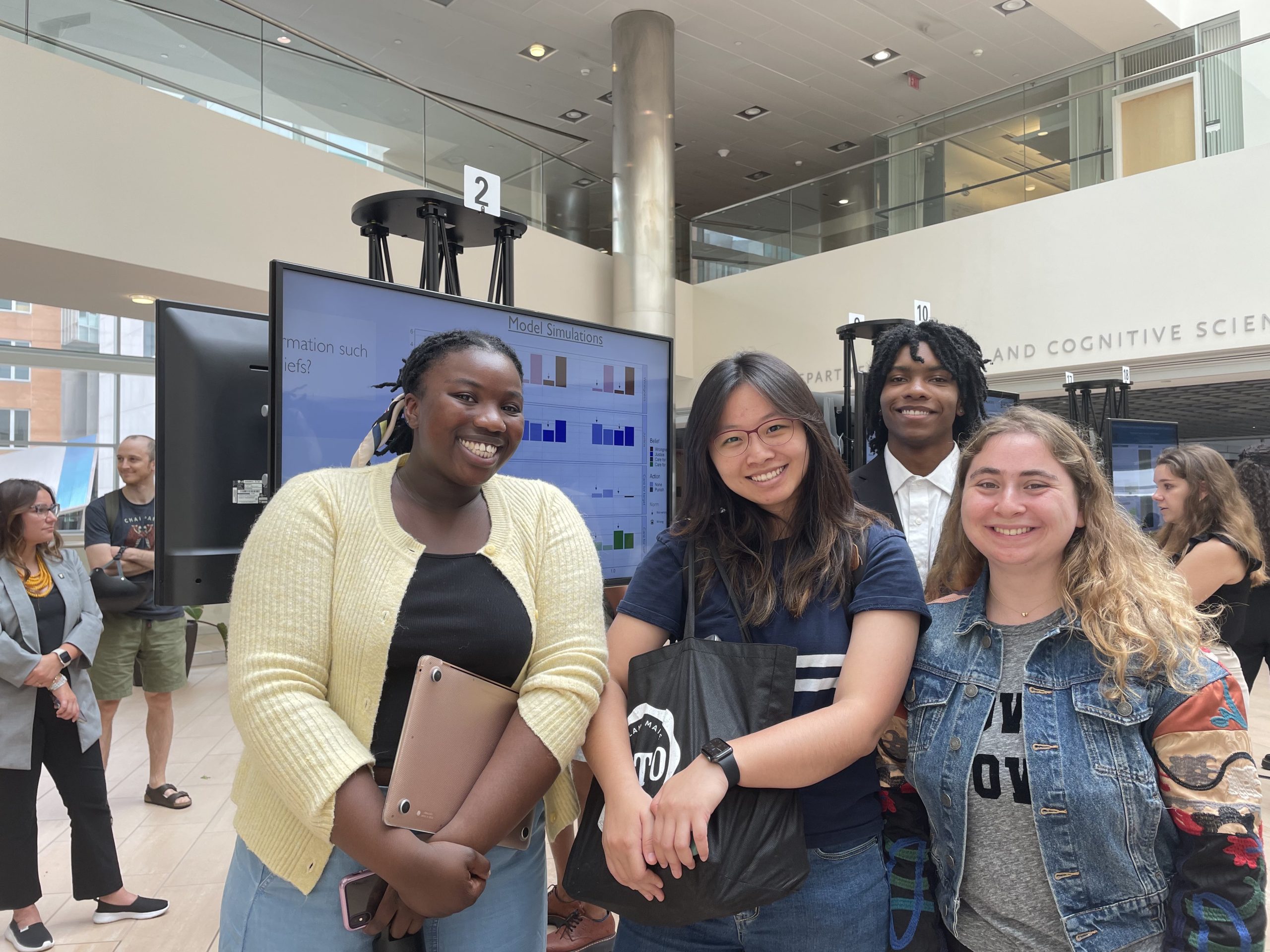 Group of MSRP scholars attending the end-of-summer poster session