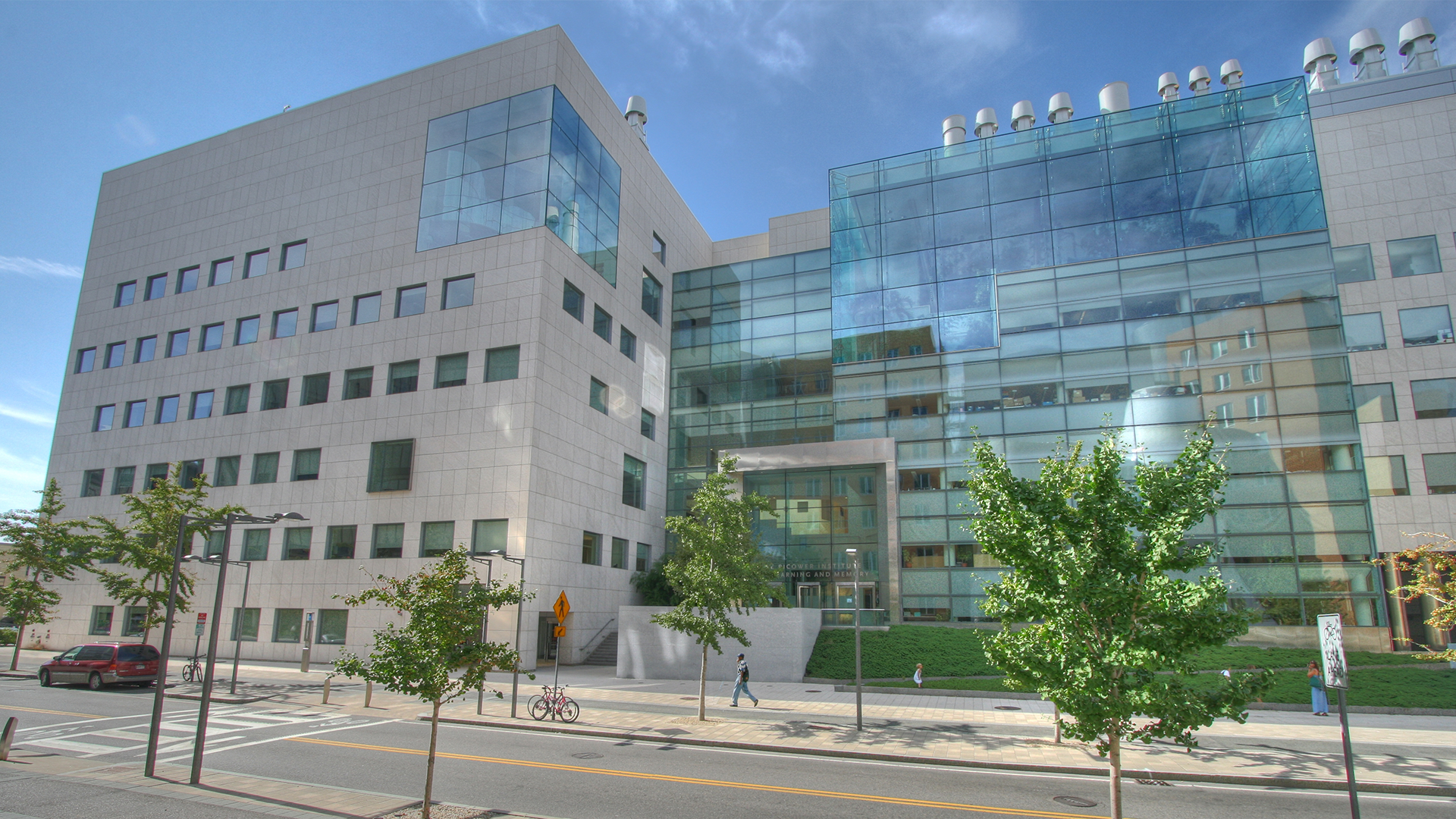 Exterior view of MIT Building 46